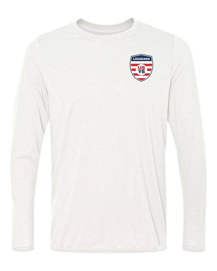 LA Select USYS Long-Sleeve T-Shirt LA ODP Spiritwear White Mens Small - Third Coast Soccer