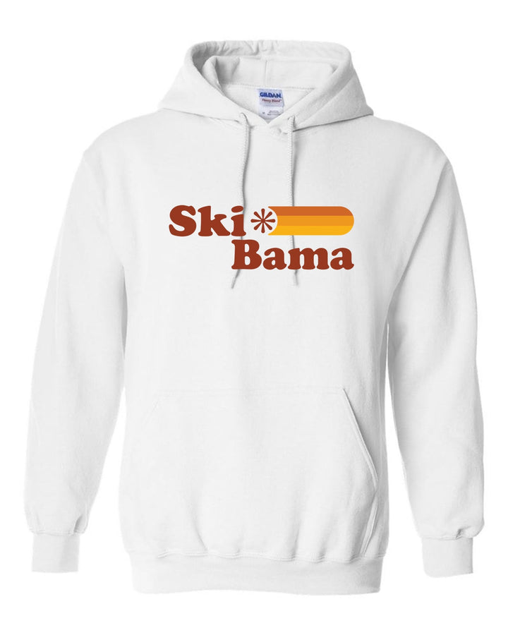 Ski Bama Hooded Sweatshirt Ski Bama R White Youth Small - Third Coast Soccer