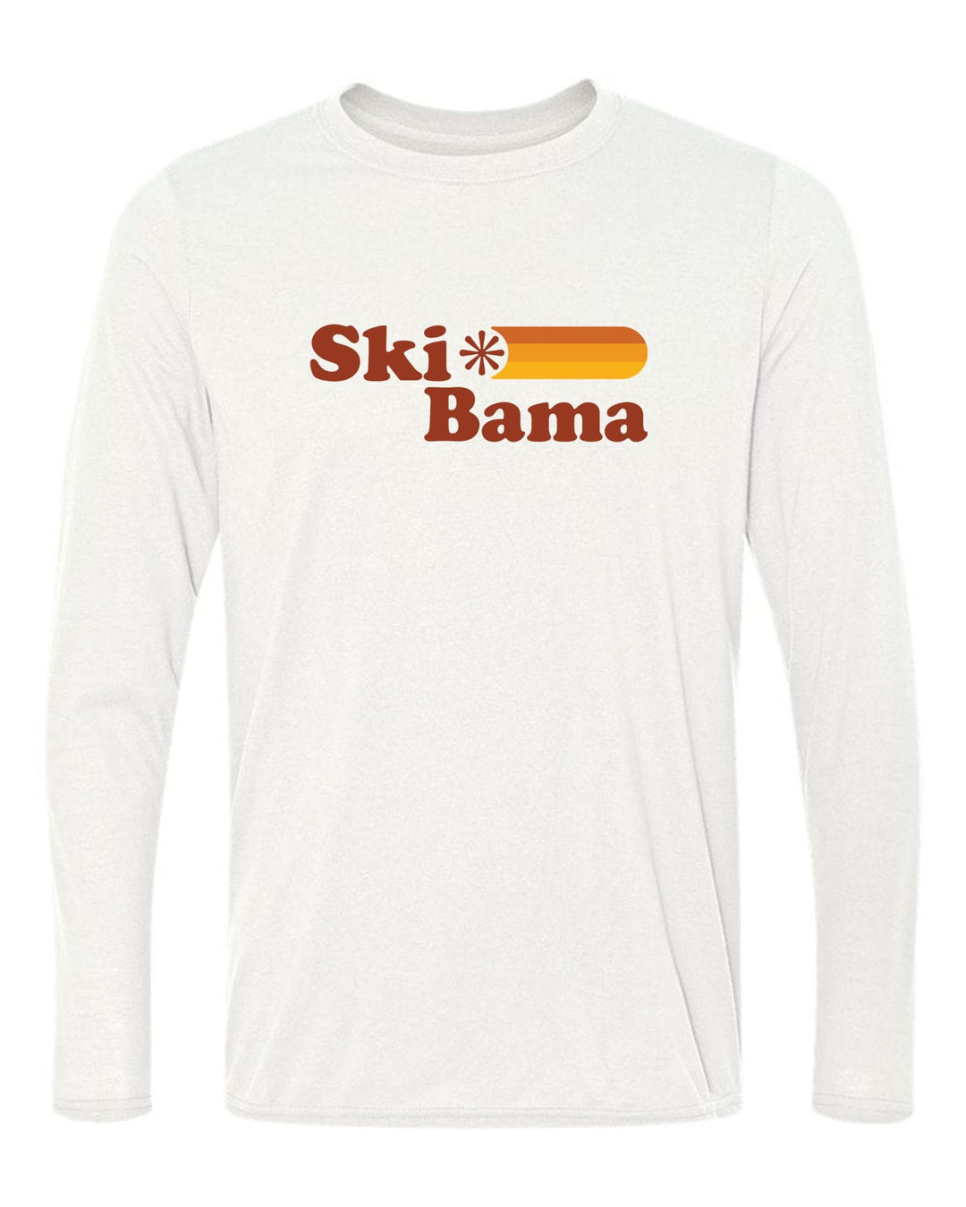 Ski Bama Long-Sleeve T-Shirt Ski Bama R White Youth Small - Third Coast Soccer