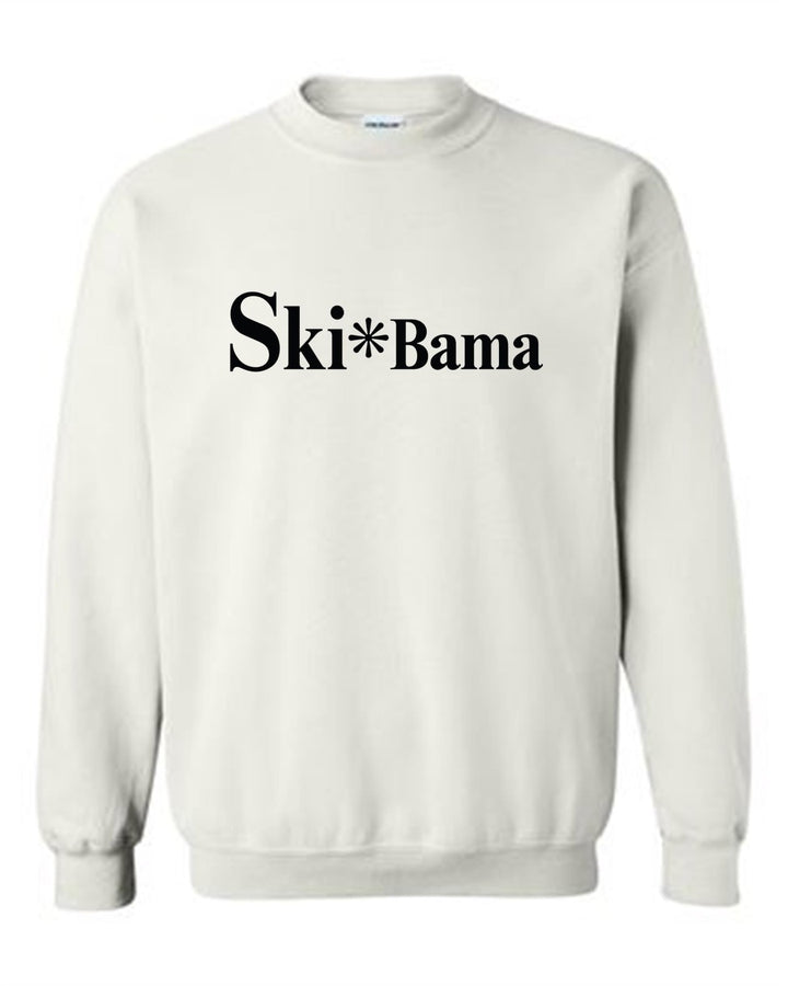 Ski Bama Crewneck Sweatshirt Ski Bama White Youth Small - Third Coast Soccer