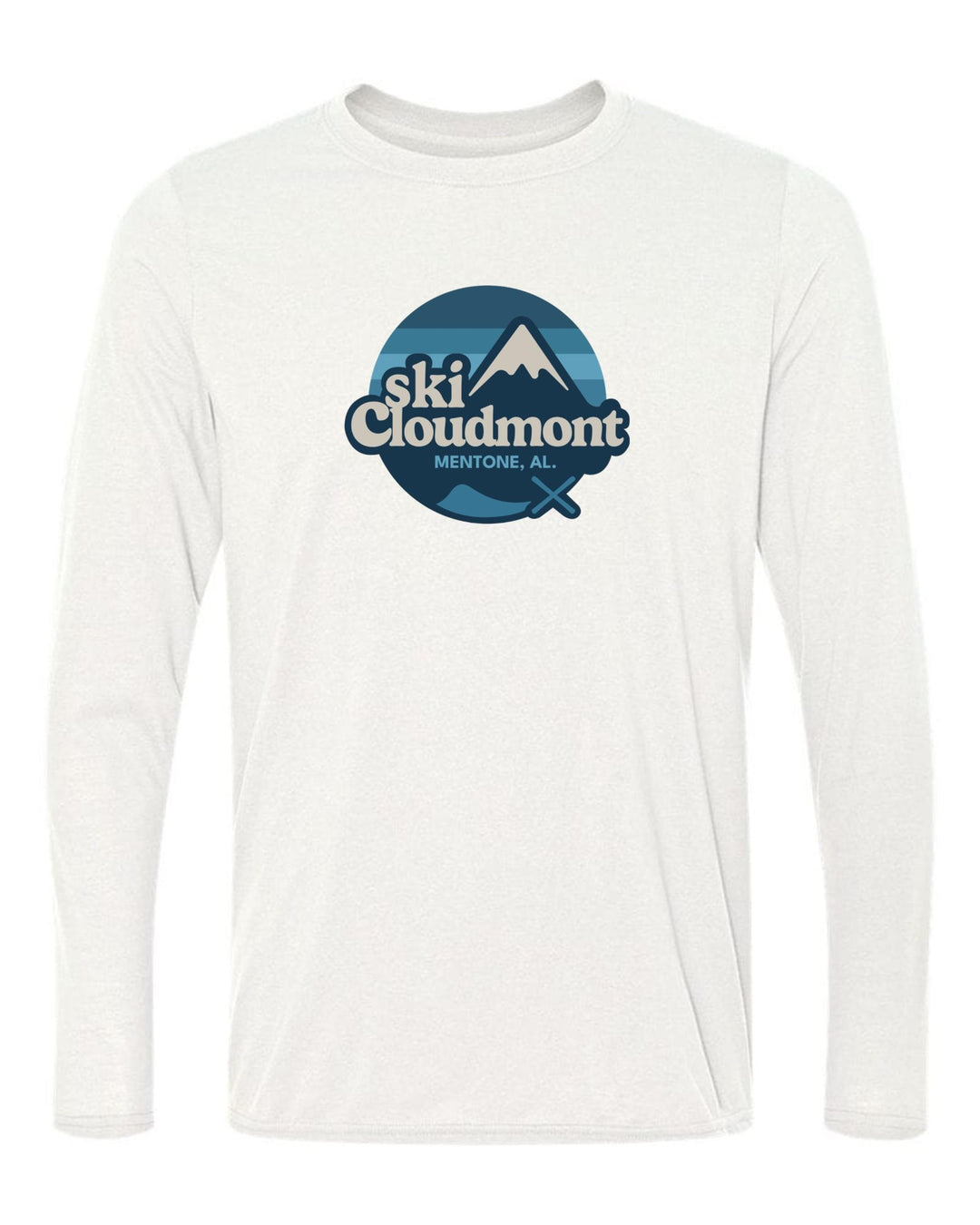 Ski Cloudmont Long-Sleeve T-Shirt Ski Cloudmont White Youth Small - Third Coast Soccer
