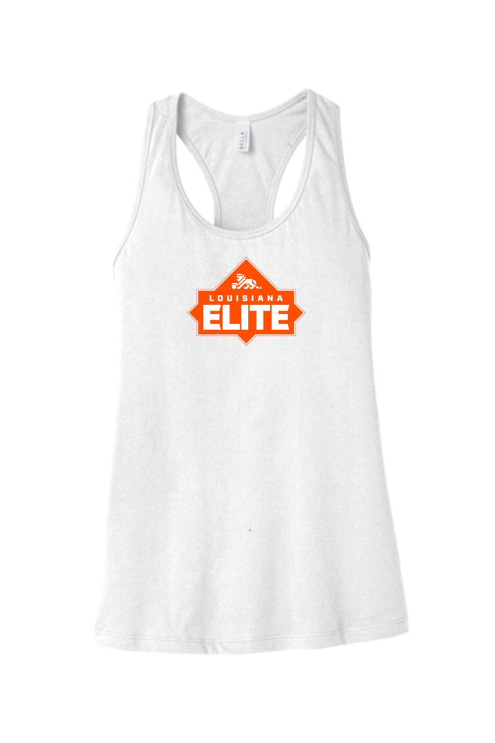 Louisiana Elite Women's Racerback Tank Louisiana Elite Spiritwear White Womens Small - Third Coast Soccer