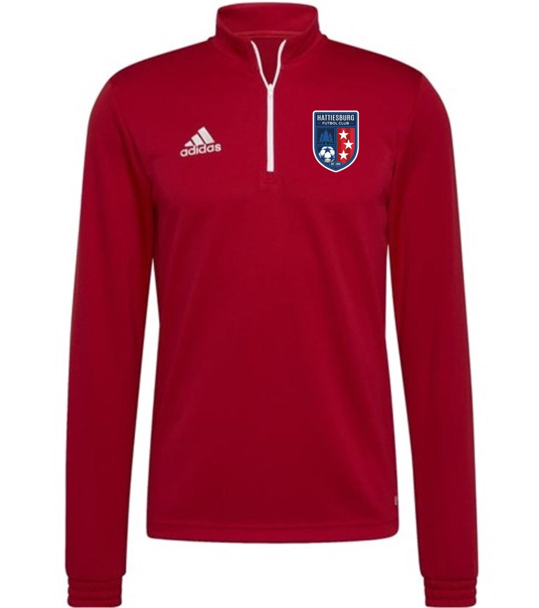 adidas HFC Women's Entrada 22 Training Top Hattiesburg FC 2023-2025 Womens X-Small Team Power Red - Third Coast Soccer