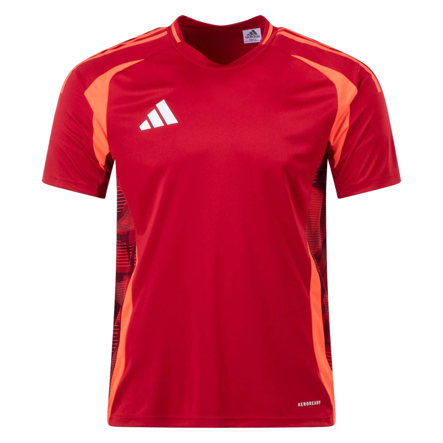 adidas Youth Tiro 24 Competition Match Jersey - Red Jerseys Team Power Red/Solar Red Youth Small - Third Coast Soccer