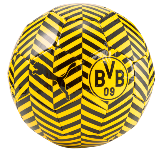 Puma Borussia Dortmund Fan Ball - Black/Cyber Yellow Balls   - Third Coast Soccer