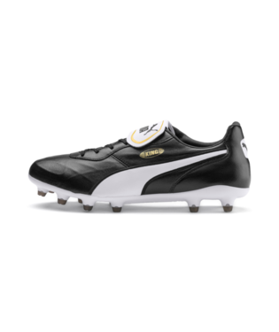 Puma King Top FG - Black/White Mens Footwear - Third Coast Soccer