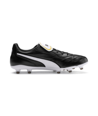 Puma King Top FG - Black/White Mens Footwear - Third Coast Soccer