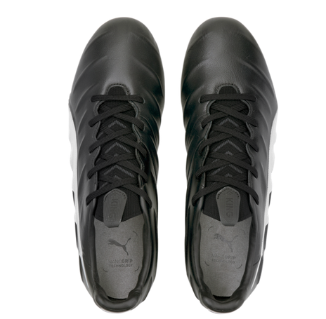 Puma King Platinum 21  FG/AG - Black/White Mens Footwear   - Third Coast Soccer