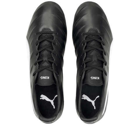 Puma King Pro 21 Fg - Black/White Mens Firm Ground Black/White Mens 8 - Third Coast Soccer