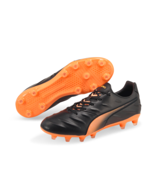 Puma King Pro 21 FG - Black/Neon Citrus Mens Firm Ground Mens 6 Black/Neon Citru - Third Coast Soccer