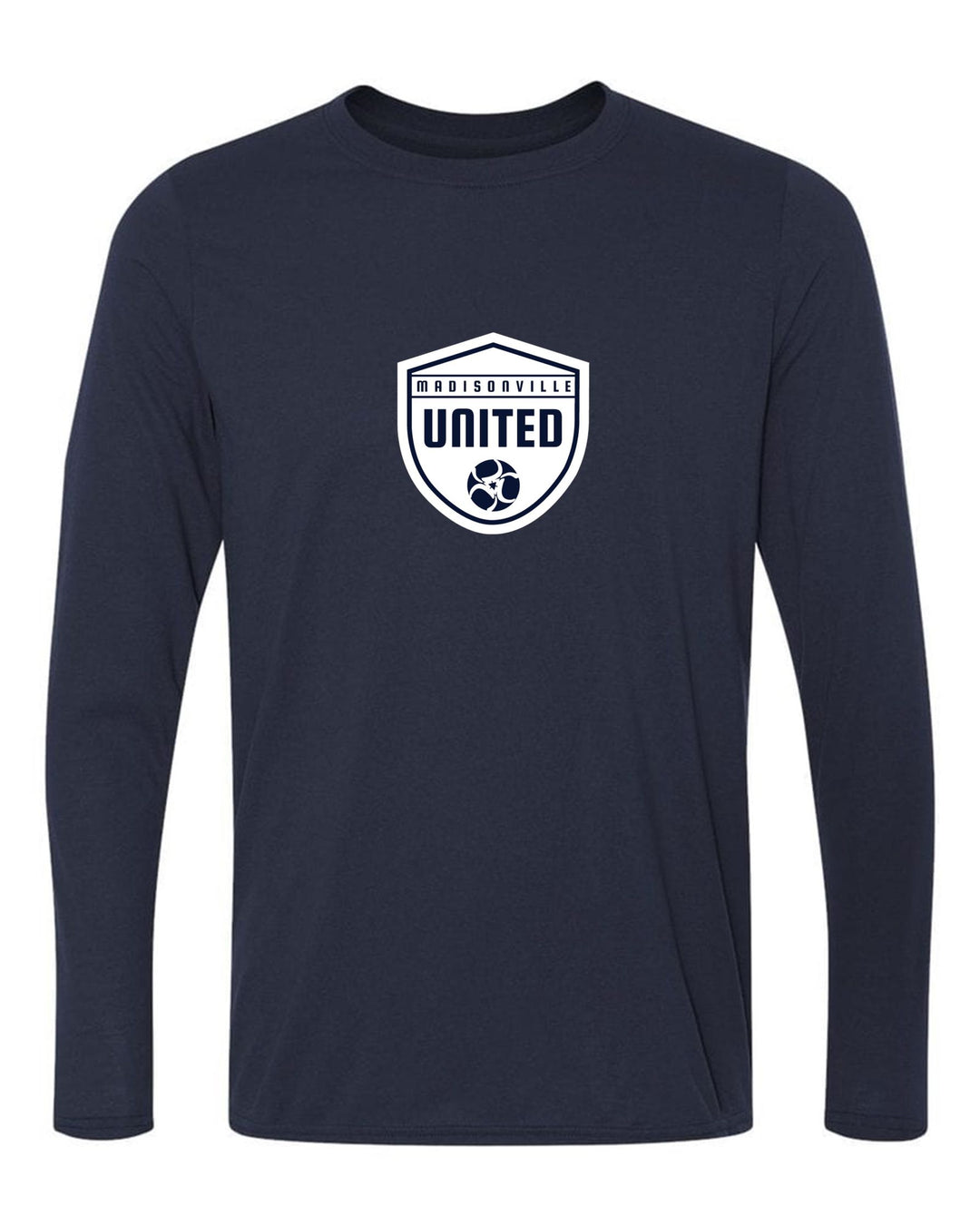 Madisonville United Long-Sleeve T-Shirt Madisonville United Spiritwear YOUTH SMALL NAVY - Third Coast Soccer