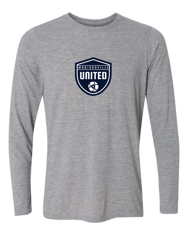 Madisonville United Long-Sleeve T-Shirt Madisonville United Spiritwear YOUTH SMALL SPORT GREY - Third Coast Soccer