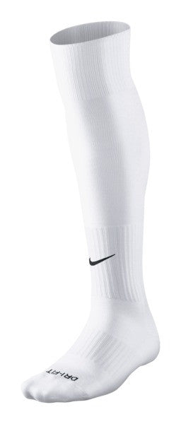 Nike Classic III Sock Socks Small (5-7, 8-9, Etc.) White - Third Coast Soccer