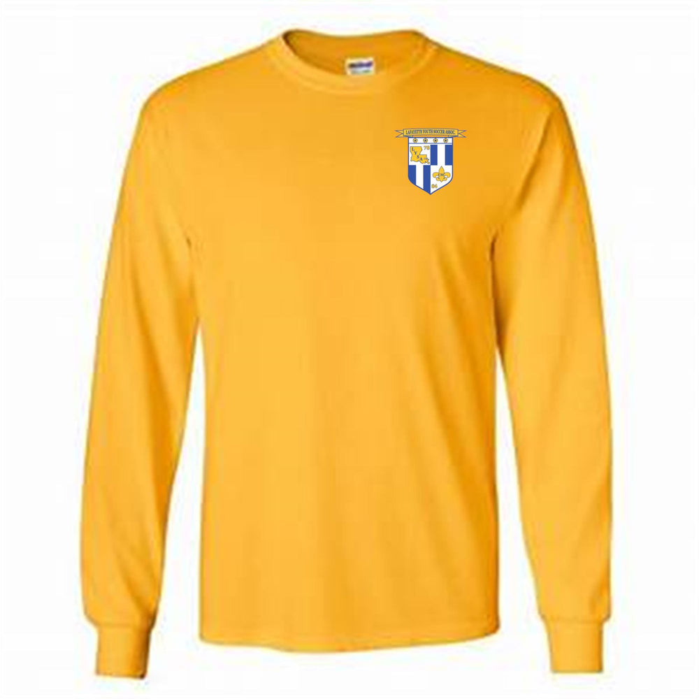 LYSA Long-Sleeve T-Shirt LYSA Spiritwear Gold Mens Small - Third Coast Soccer