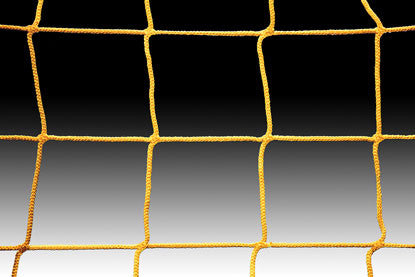 KWIKGOAL Soccer Net - 8H x 24W x 3D x 8 1/2B, 120mm mesh, Solid Braid Knotless Goal Equipment Black  - Third Coast Soccer