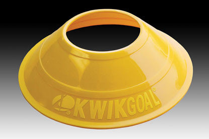 KWIKGOAL Mini Disc Cones - 25 Pack Coaching Accessories Yellow  - Third Coast Soccer