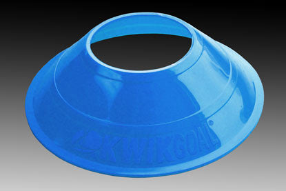 KWIKGOAL Mini Disc Cones - 25 Pack Coaching Accessories Blue  - Third Coast Soccer