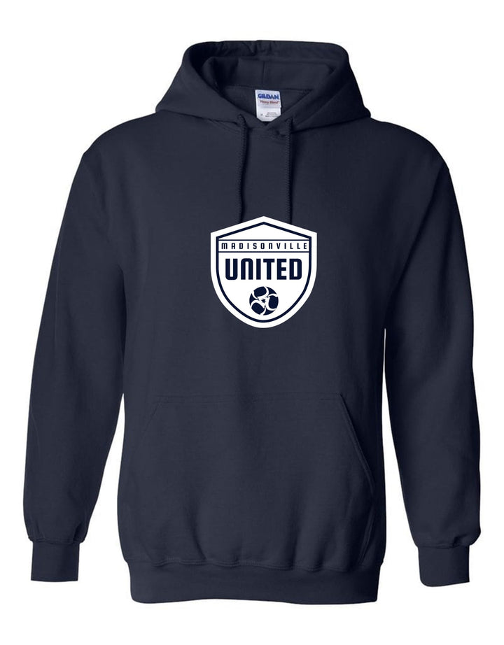 Madidsonville United Hoody - Black, Grey, Navy or White Madisonville United Spiritwear MENS EXTRA LARGE NAVY - Third Coast Soccer