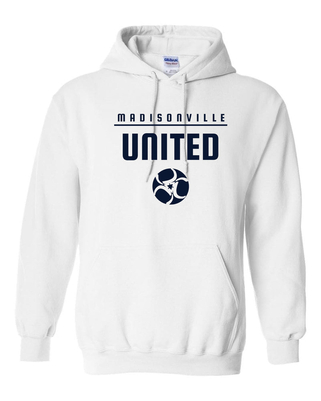 Madisonville United Hoody Madisonville United Spiritwear White Mens Small - Third Coast Soccer