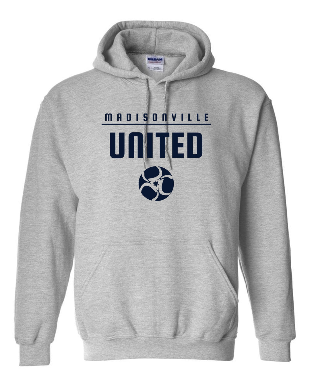 Madidsonville United Hoody - Black, Grey, Navy or White Madisonville United Spiritwear   - Third Coast Soccer