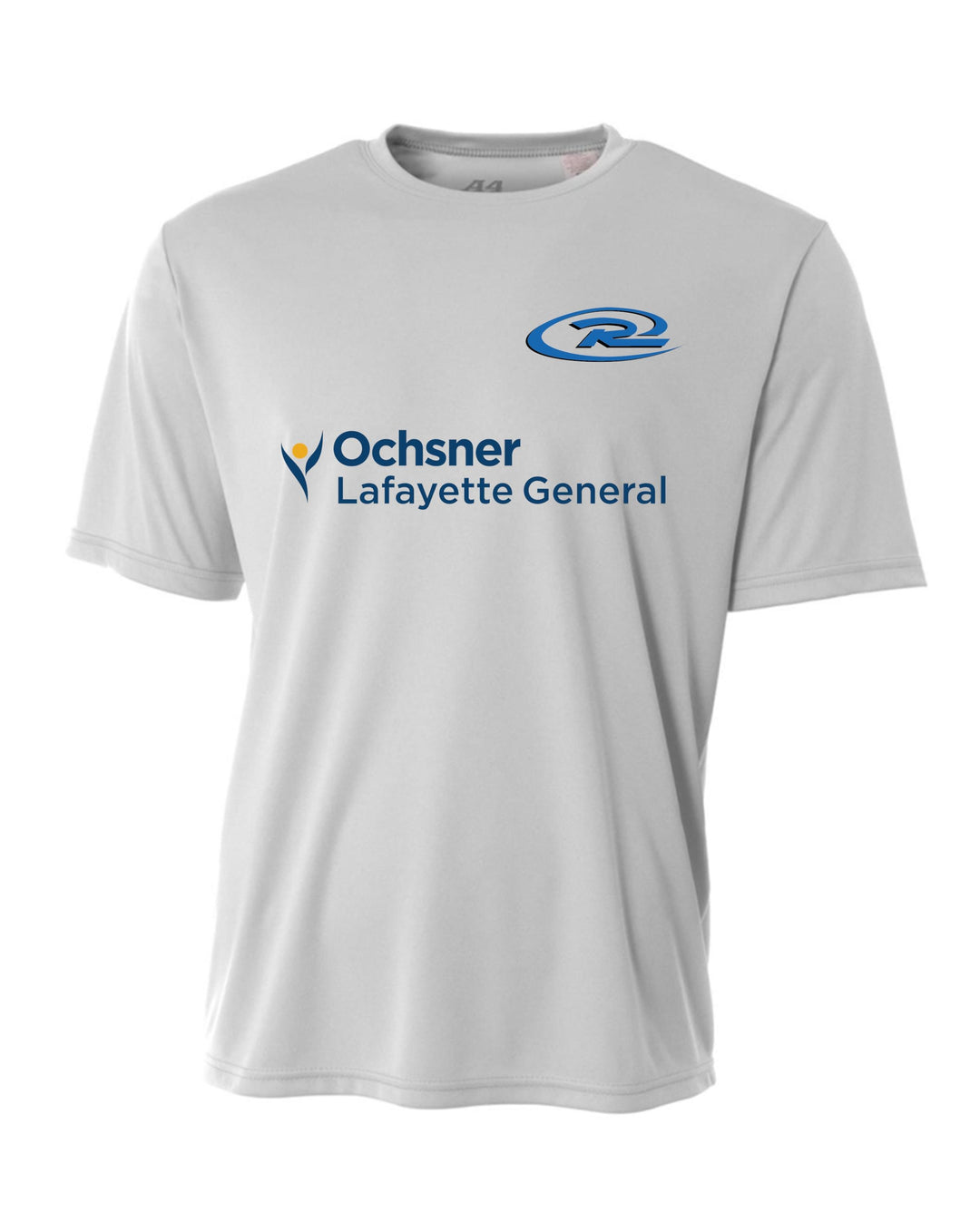 A4 Cajun Rush Youth Practice Tee Cajun Soccer Club SILVER YOUTH LARGE - Third Coast Soccer