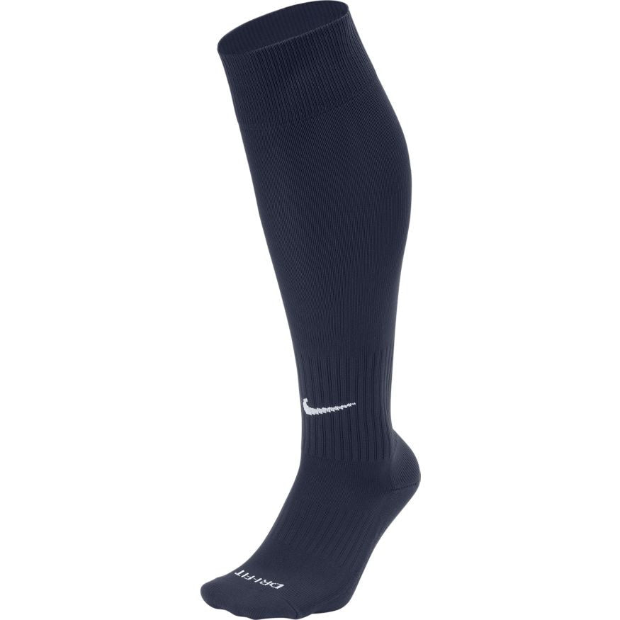 Nike Archbishop Hannan Classic II Sock - Navy and White Hannan Girls 25 College Navy Small (1Y-4Y) - Third Coast Soccer