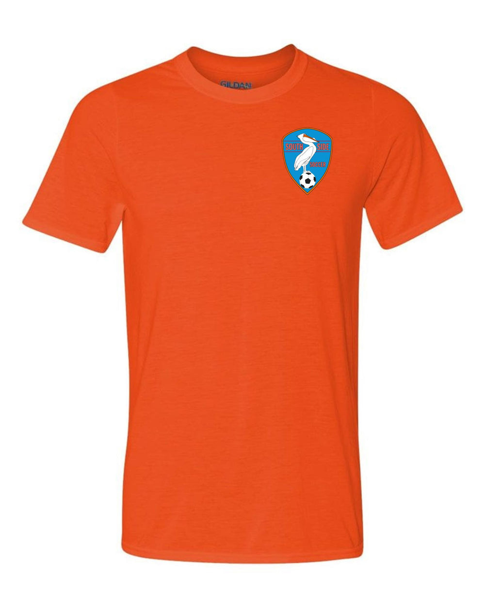 Southside Youth Soccer Short Sleeve T-Shirt SYS Spiritwear Orange Mens Small - Third Coast Soccer