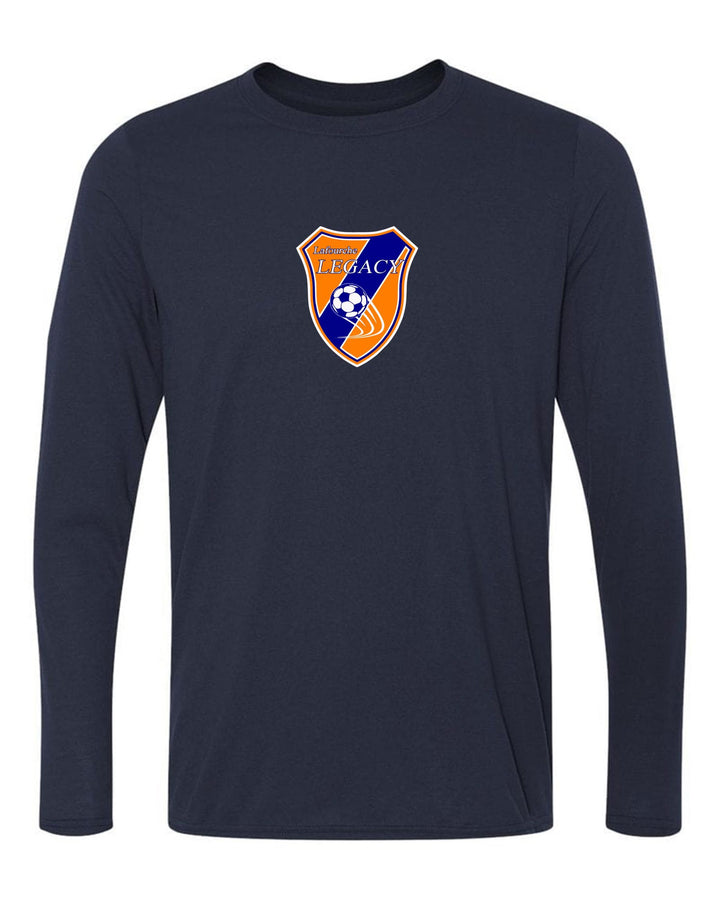 Lefourche Legacy Long-sleeve T-shirt - Navy or Orange  MENS LARGE NAVY - Third Coast Soccer
