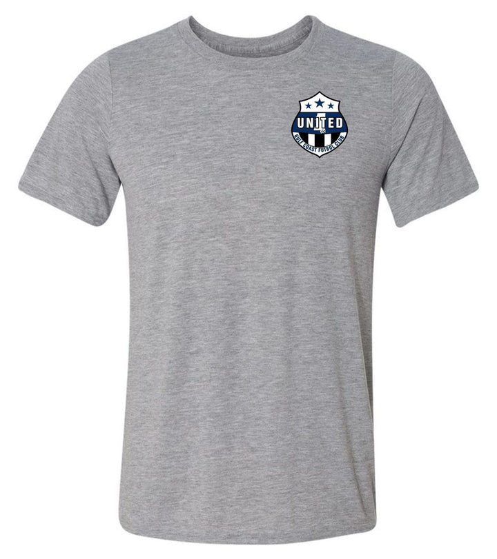 GCU Logo Short-Sleeve T-Shirt Gulf Coast United Spiritwear Sport Grey Mens Small - Third Coast Soccer