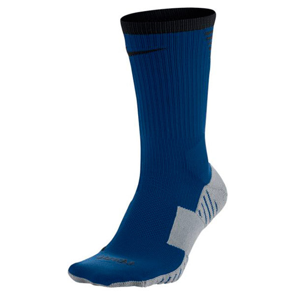 Nike Dry Squad Crew Sock Socks Blue Jay/Black XSmall - Third Coast Soccer