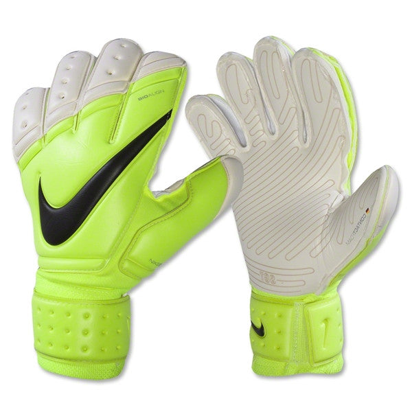 Nike Premier SGT Goalkeeper Glove - White/Total Orange Gloves VOLT/WHITE/BLACK 11 - Third Coast Soccer