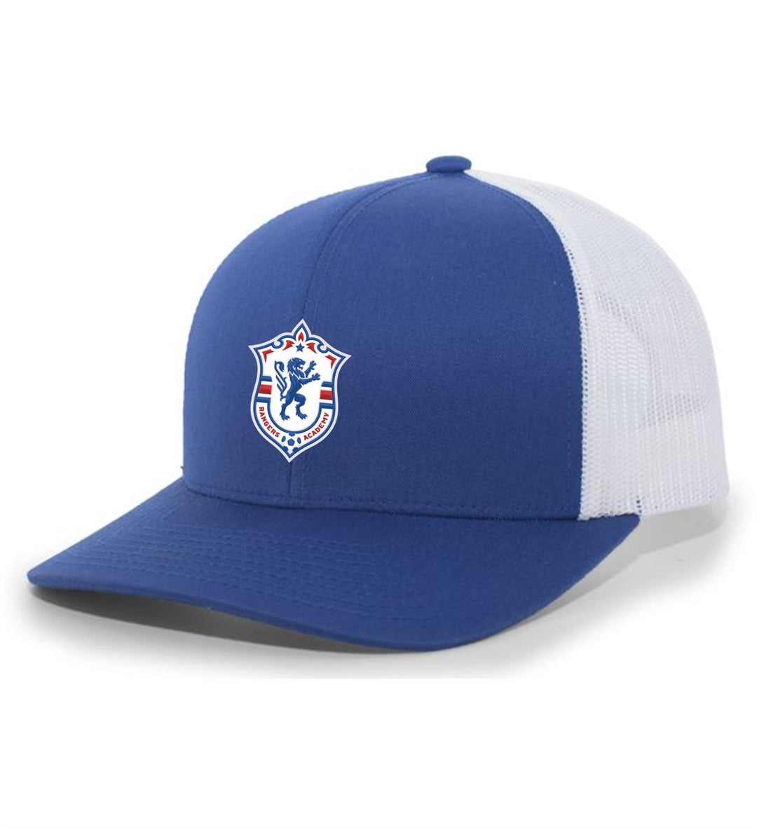 Tcs Dra Trucker Hat DRA Spiritwear WHITE/WHITE FULL COLOR PATCH - Third Coast Soccer
