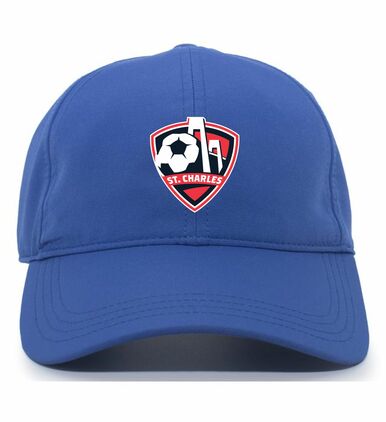 TCS SCSL Adjustable Cap St. Charles Soccer Spiritwear ROYAL FULL COLOR PATCH - Third Coast Soccer