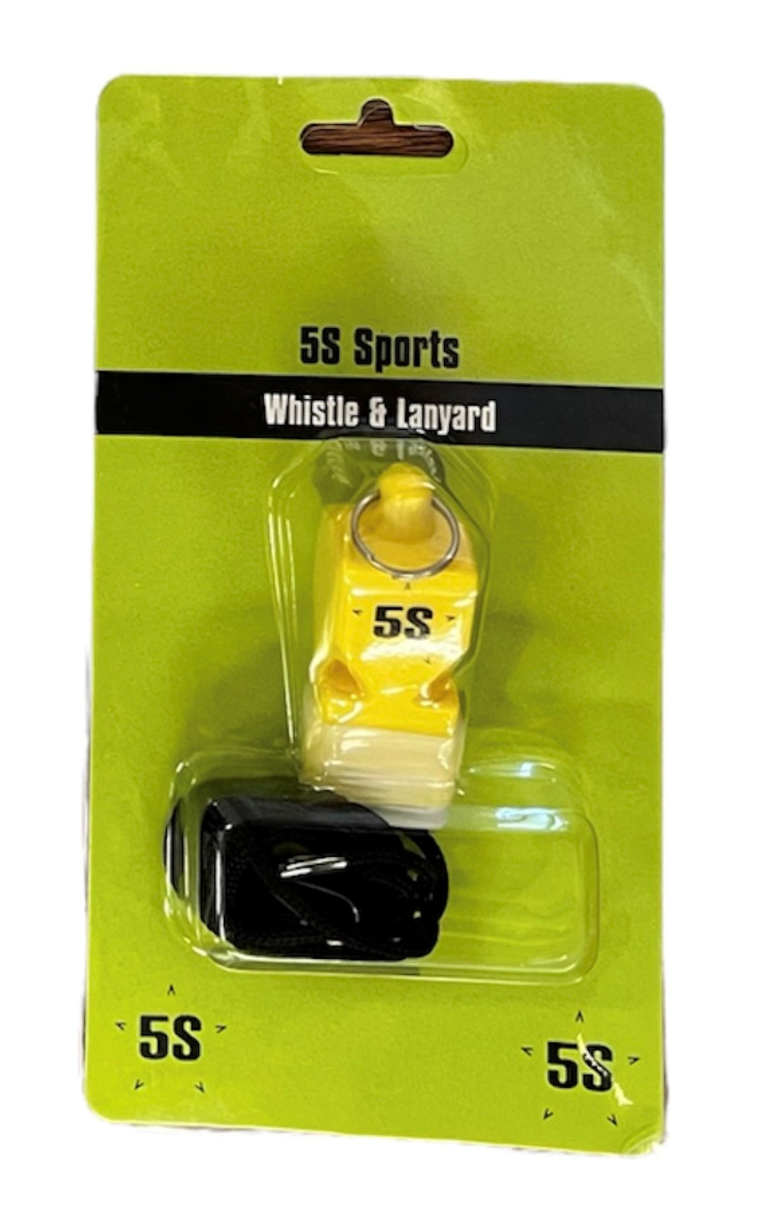 5S Basic Whistle and Lanyard Coaching Accessories Yellow  - Third Coast Soccer