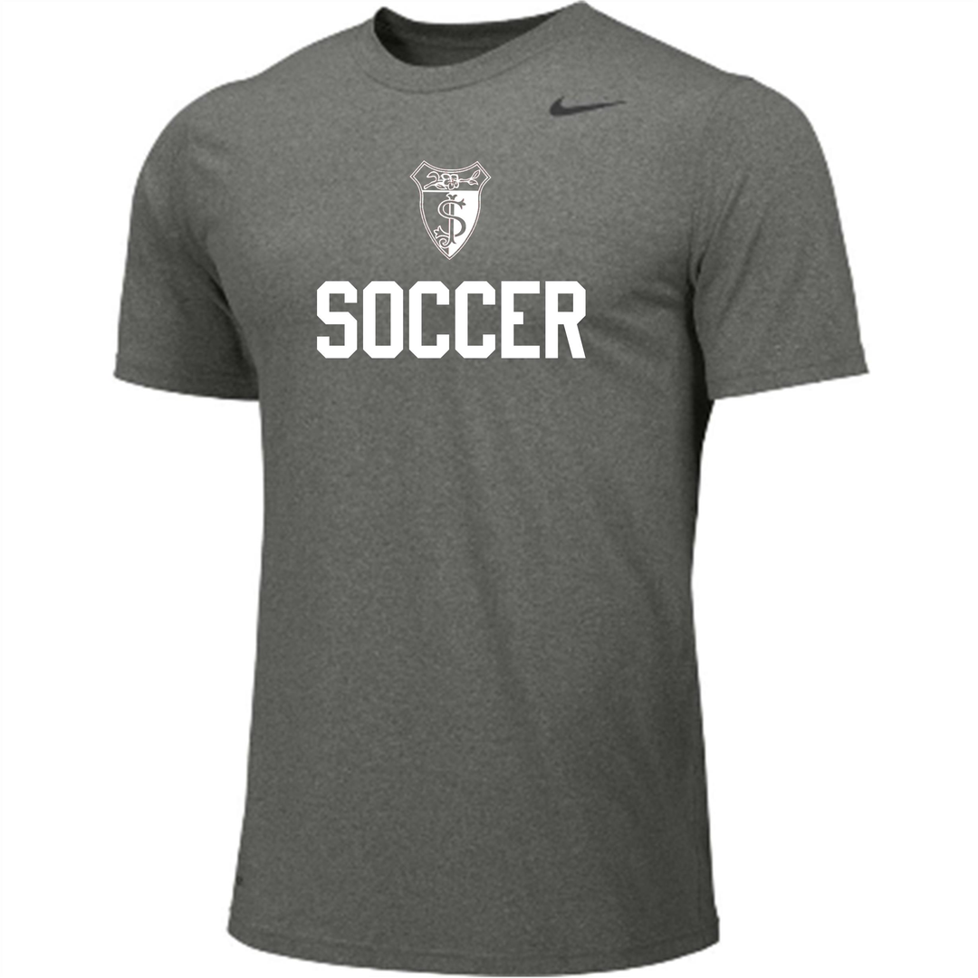 NIKE SJA SS LEGEND TEE St. Joesphs Academy Grey Mens Small - Third Coast Soccer