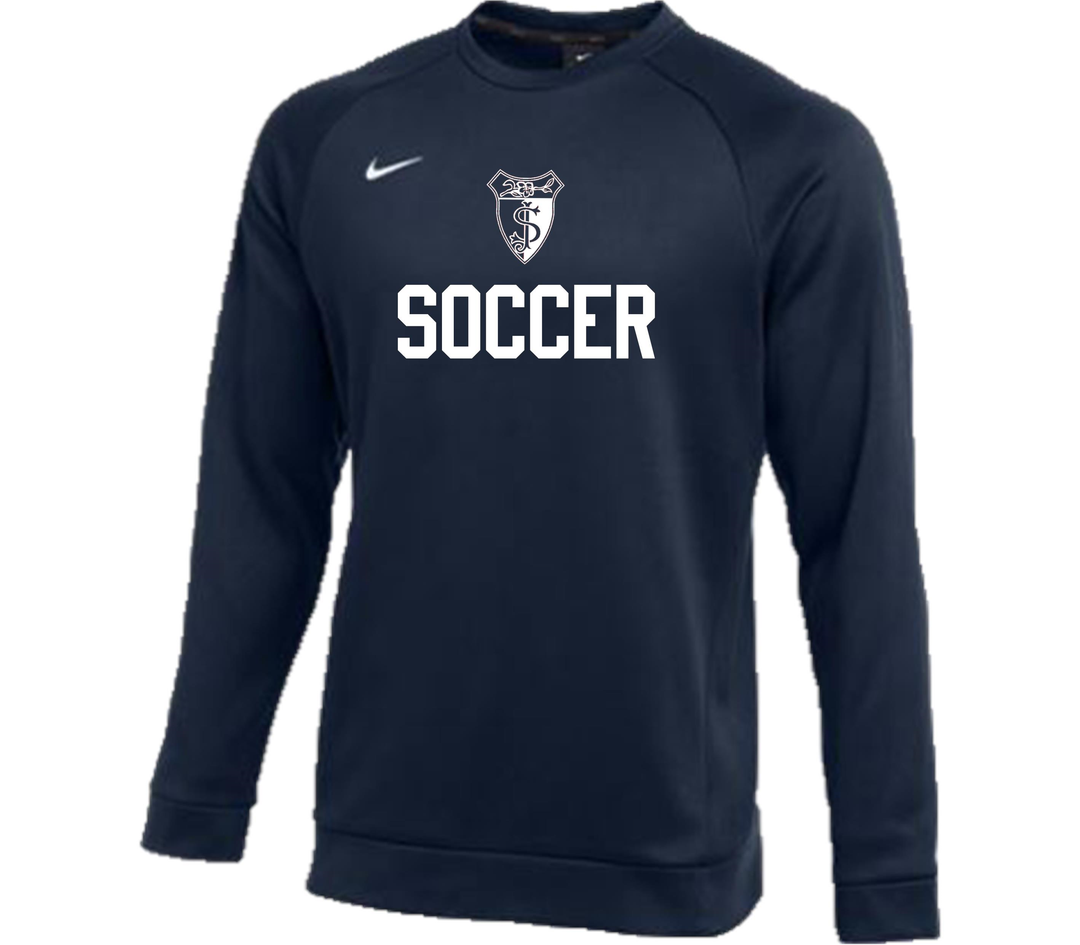 NIKE SJA THERMA CREW St. Joesphs Academy Navy Mens Extra Large - Third Coast Soccer