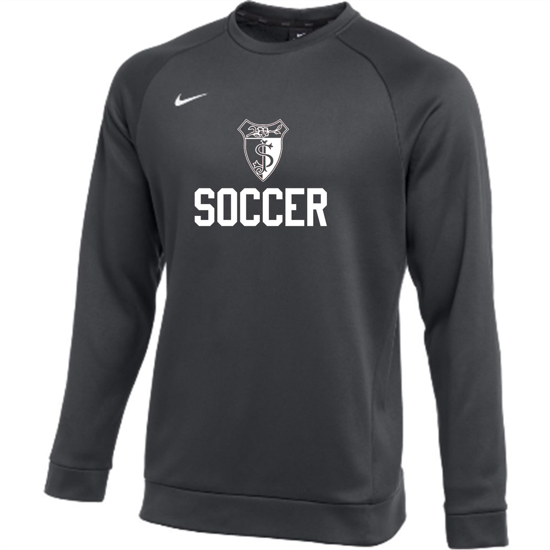 NIKE SJA THERMA CREW St. Joesphs Academy Anthracite Mens Medium - Third Coast Soccer