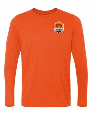 Dynamo Juniors Long-Sleeve T-Shirt  MENS SMALL ORANGE - Third Coast Soccer