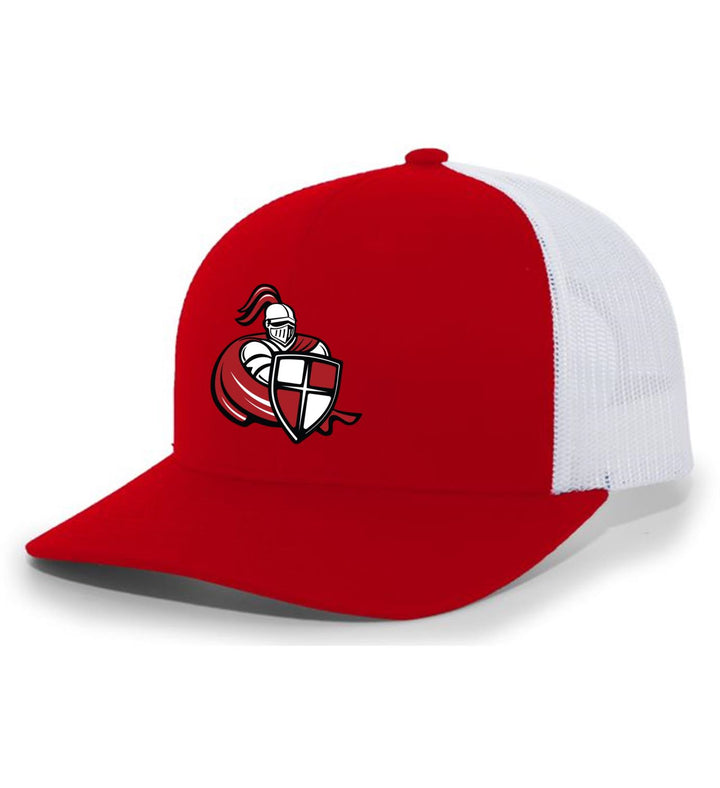 William Carey Trucker Hat Carey Athletics Red/White  - Third Coast Soccer