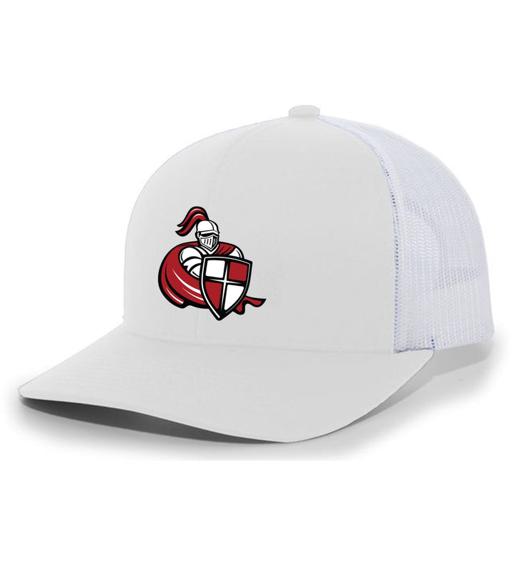 William Carey Flexfit Premium Trucker Hat Carey Athletics White/White  - Third Coast Soccer