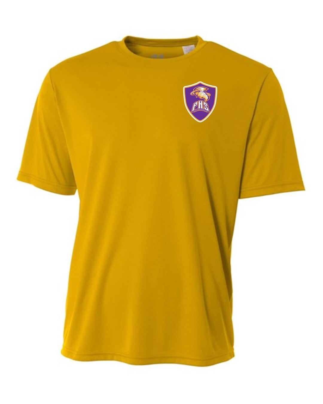 A4 Purvis High School Practice Shirt Purvis High School Mens Medium Gold - Third Coast Soccer