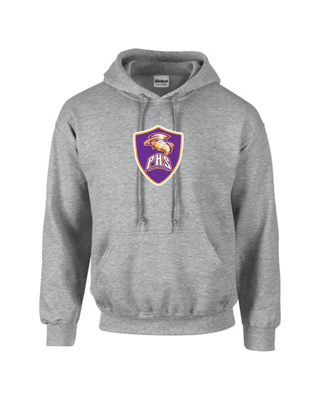 Purvis High School Hooded Sweatshirt Purvis High School Mens Large Sport Grey - Third Coast Soccer