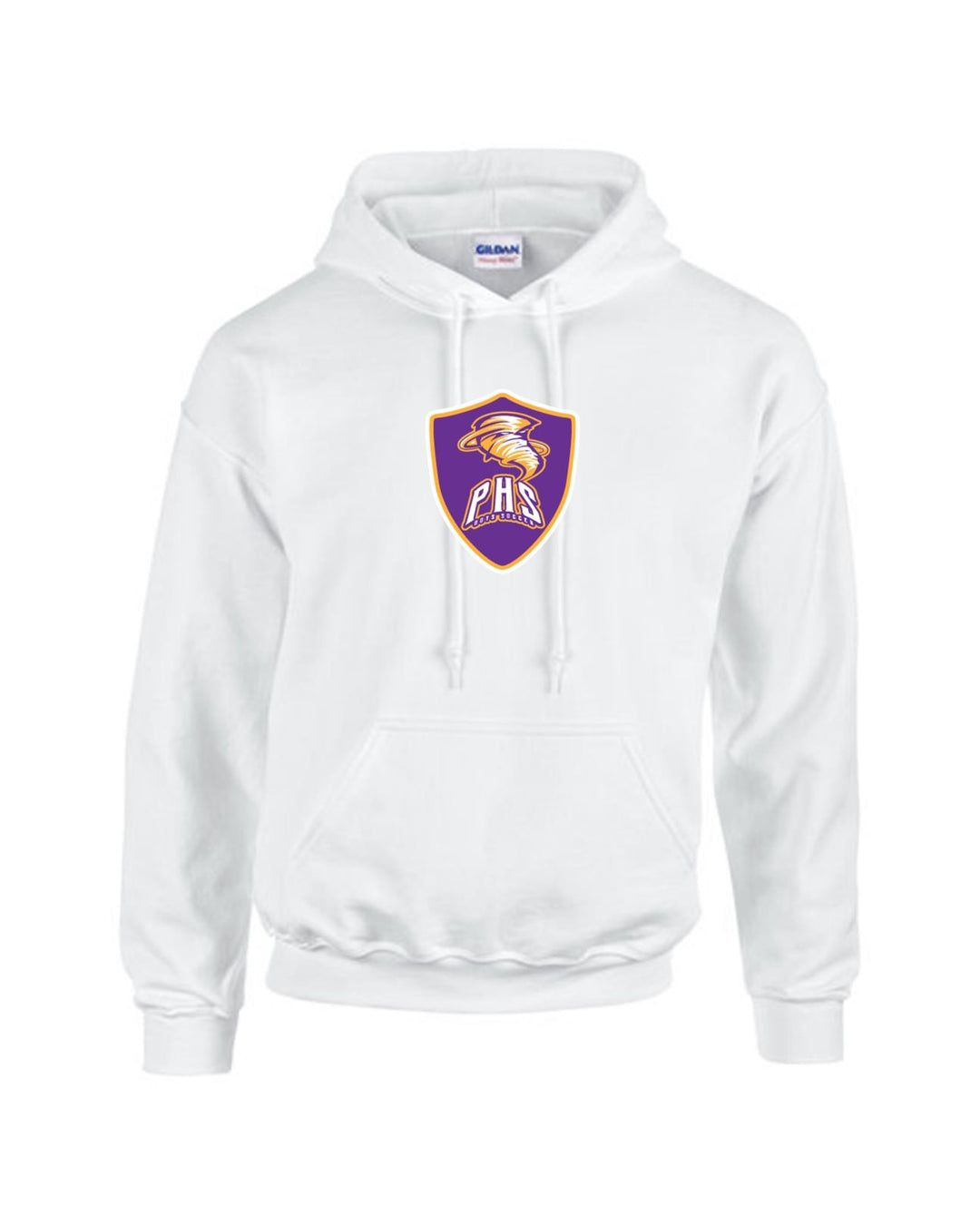 Purvis High School Hooded Sweatshirt Purvis High School Mens X-Large White - Third Coast Soccer