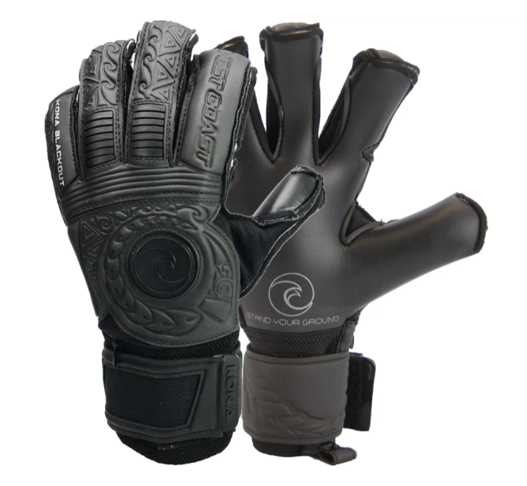 Wcg Kona Blackout Edition Gloves Size 10  - Third Coast Soccer