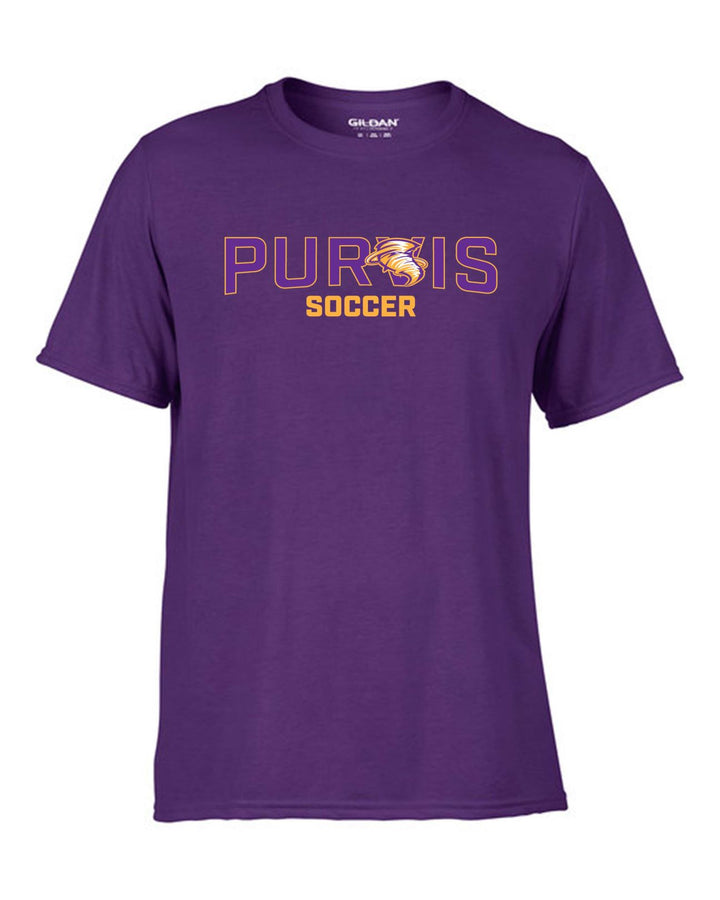 Purvis High School Short-Sleeve T-Shirt Purvis High School Mens Medium Purple - Third Coast Soccer