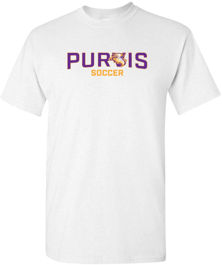 Purvis High School Short-Sleeve T-Shirt Purvis High School Mens X-Large White - Third Coast Soccer