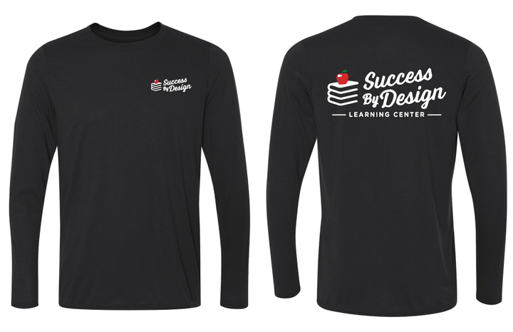 Success By Design Long-Sleeve T-Shirt Success By Design Black Small - Third Coast Soccer