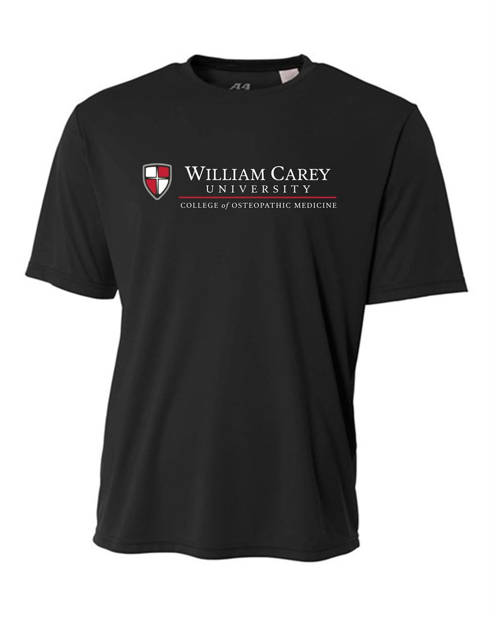 WCU College Of Osteopathic Medicine Men's Short-Sleeve Performance Shirt WCU OM Black Mens Small - Third Coast Soccer