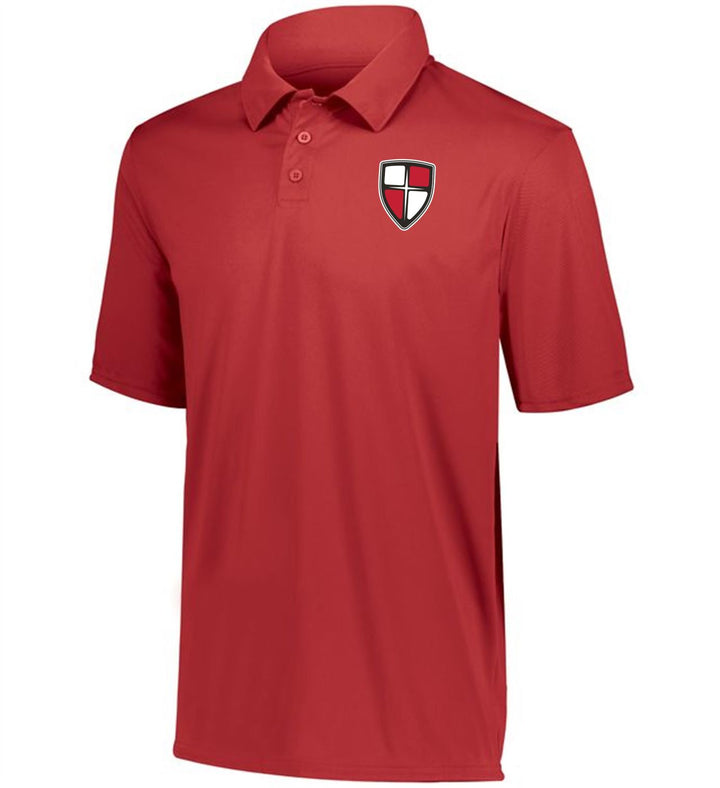 WCU Mens Shield Vital Polo WCU Shield Red Mens Small - Third Coast Soccer