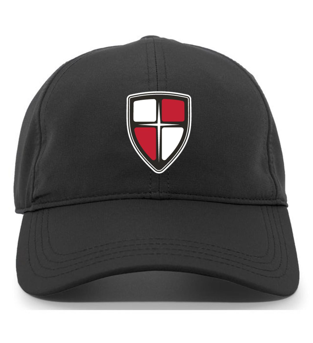 William Carey Shield Adjustable Cap WCU Shield Black - Third Coast Soccer